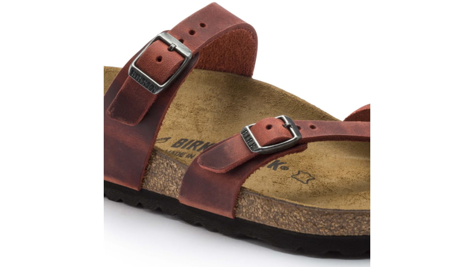 Birkenstock Mayari Oiled Leather Sandals - Womens, Earth, 41, 1015548-R-41