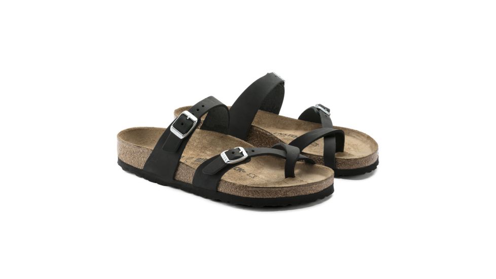 Birkenstock Mayari Oiled Leather - Women's, Black, 36 17148-1-36