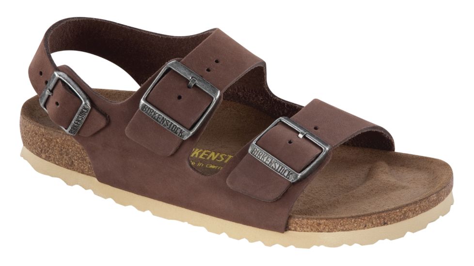 Birkenstock Milano Nubuck Sandal - Men's-Pinecone-Medium-40