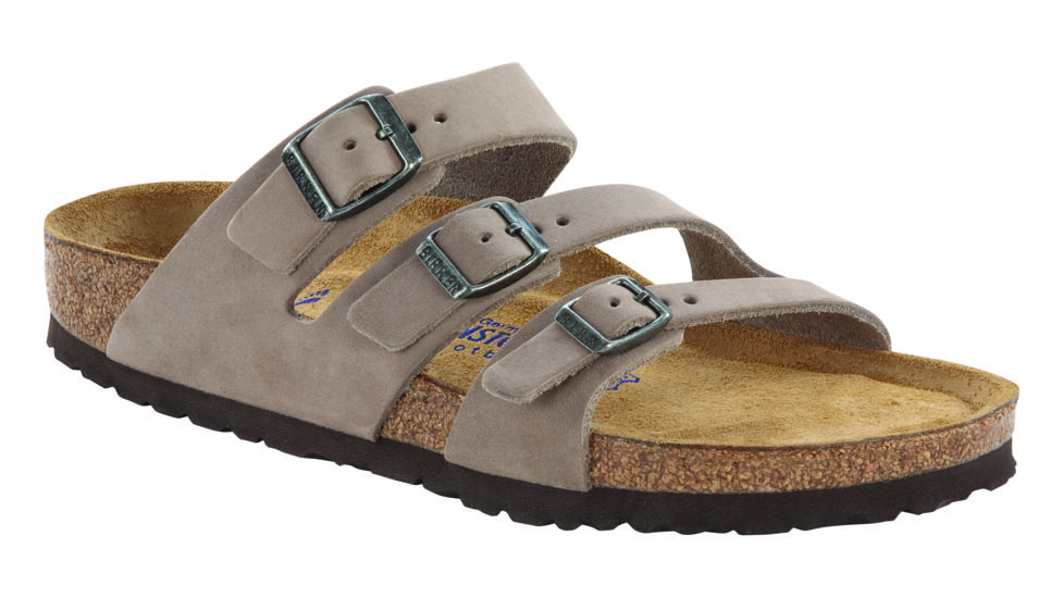 Birkenstock Orlando Nubuck Soft Footbed Sandal - Women's-Caribou-Medium-37