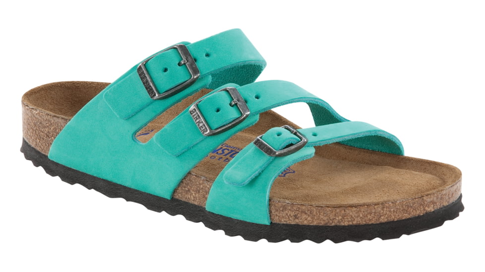 Birkenstock Orlando Nubuck Soft Footbed Sandal - Womens-Billiard-Narrow-42