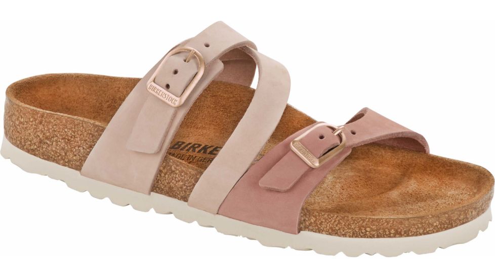Birkenstock Salina Nubuck Sandals - Womens, Rose/Old Rose, 40, 1016411-N-40