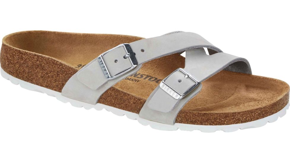 Birkenstock Yao Nubuck Sandals - Womens, Mineral, 39, 1016097-N-39