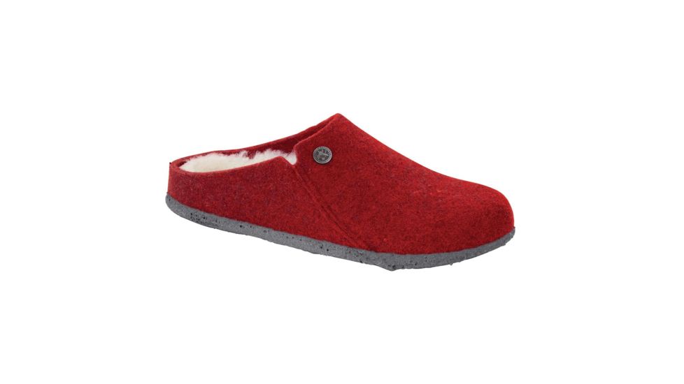Birkenstock Zermatt Shearling - Womens, Red/Natural, 36, 1015088-1015088-36