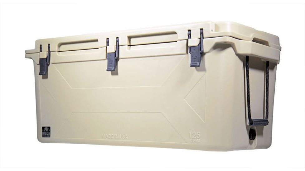Bison Coolers 125 QT Cooler, Sand, 125 QT, 500602