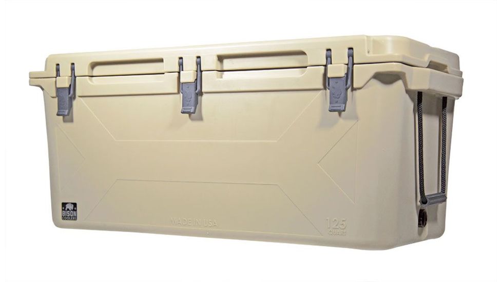 Bison Coolers 125 QT Cooler, Sand, 125 QT, 500602
