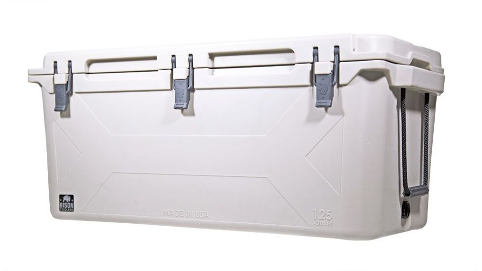 Bison Coolers 125 QT Cooler, White, 125 QT, 500601