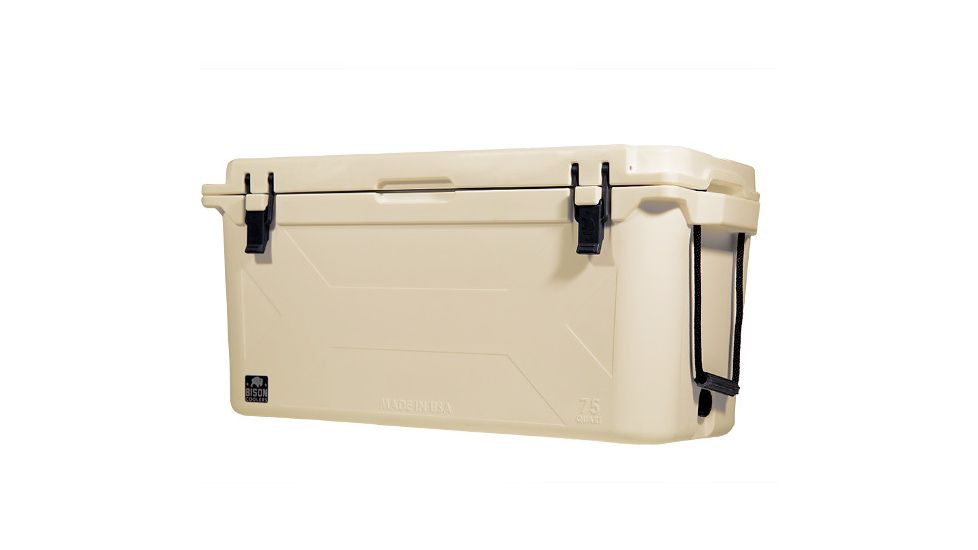 Bison Coolers 75 QT Cooler, Sand, 75 QT 500302