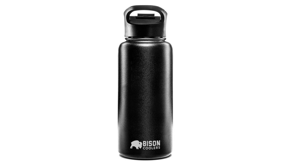 Bison Coolers Bottle, Black, 32 oz, 970201