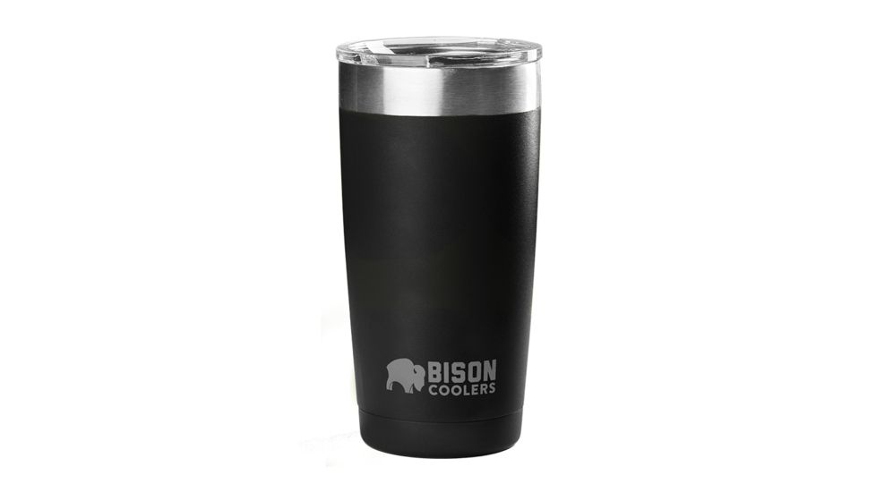 Bison Coolers Tumbler, Black, 20 oz, 990101