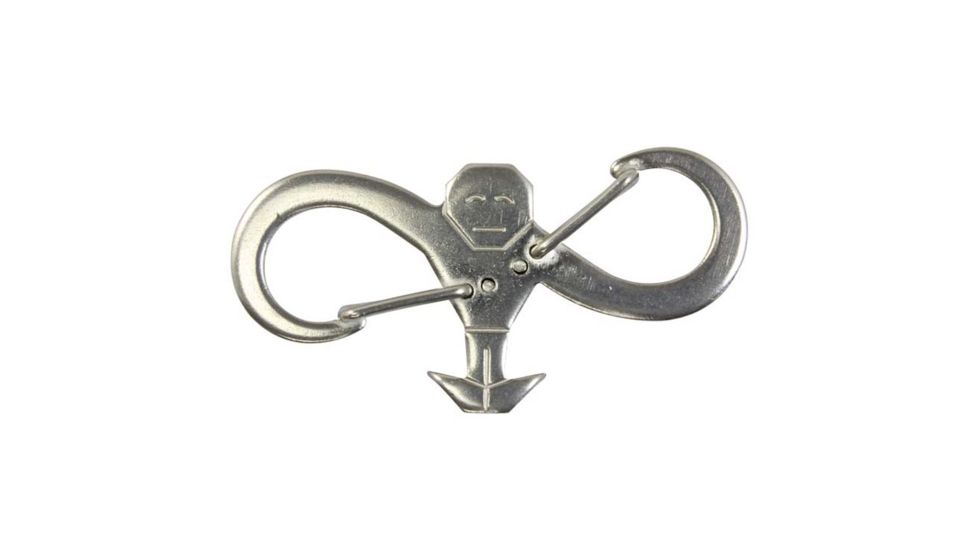 Bison Monkey Man Carabiner Alum Asst 13MM ASSORTED