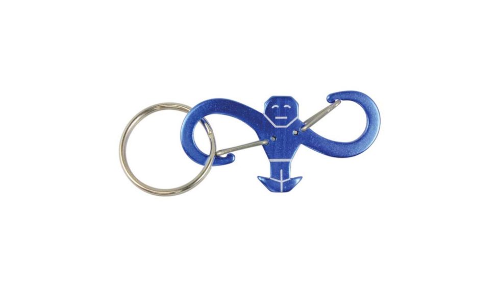 Bison Monkey Man Carabiner Alum Asst 13MM ASSORTED