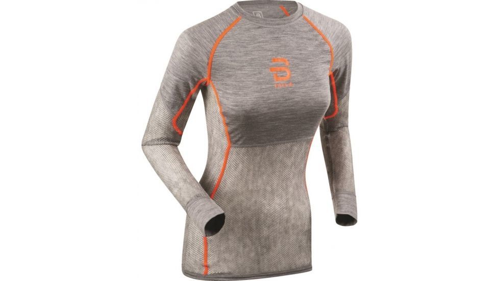 Bjorn Daehlie Airnet Shirt - Women's, Shocking Orange, Extra Small, 332996-38000-XS