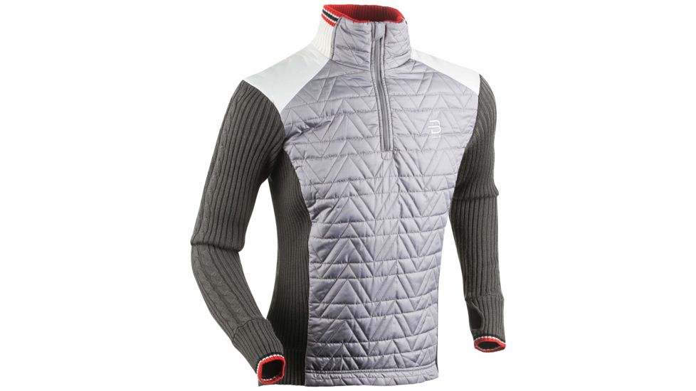 Bjorn Daehlie Half Zip Comfy - Men's -Silver Filigree-Small