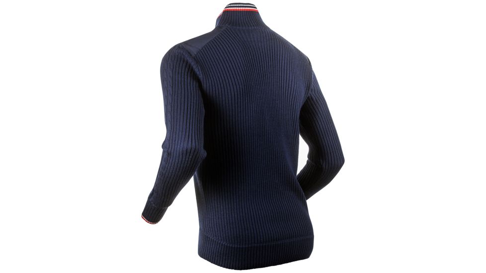 Bjorn Daehlie Half Zip Comfy Sweater - Mens, Evening Blue, 2XL, 332024-25100-XXL