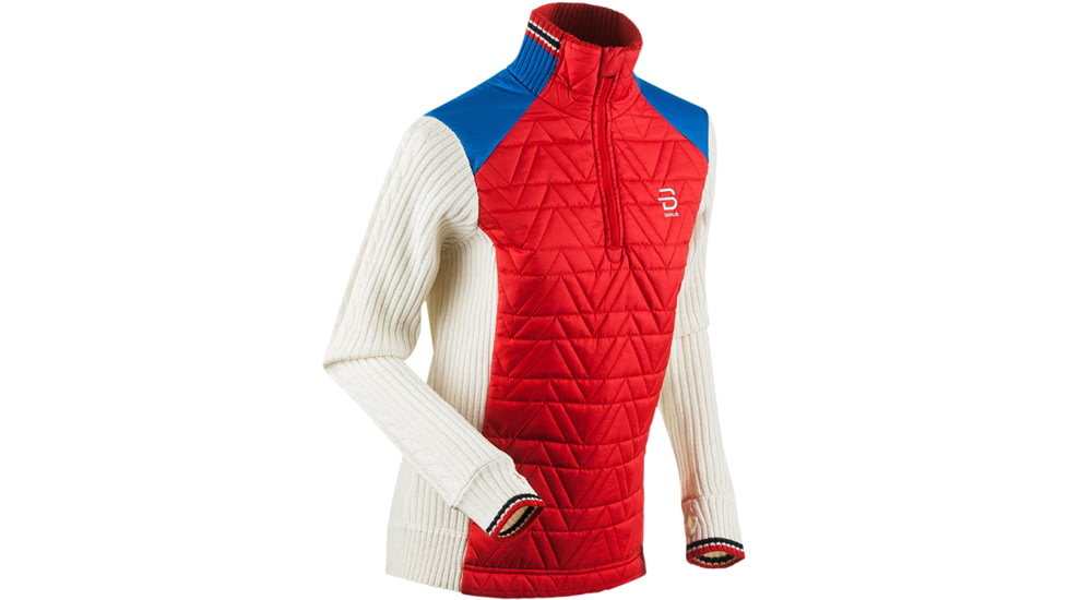 Bjorn Daehlie Half Zip Comfy - Women's -High Risk Red-Small