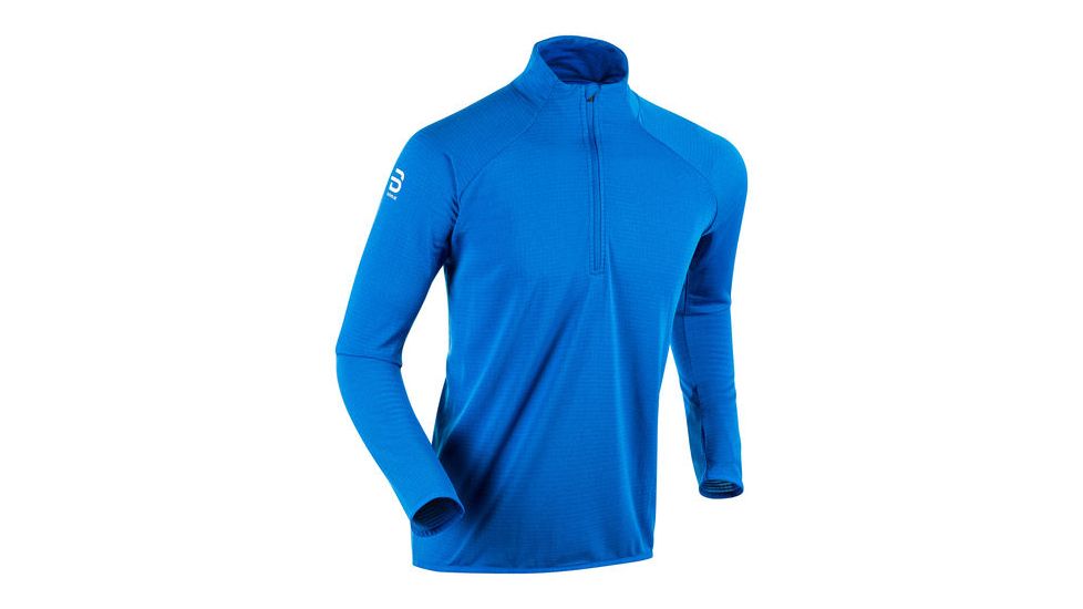 Bjorn Daehlie Half Zip Flex Sweater - Mens, Turkish Sea, Extra Large, 24650-XL-Turkish Sea