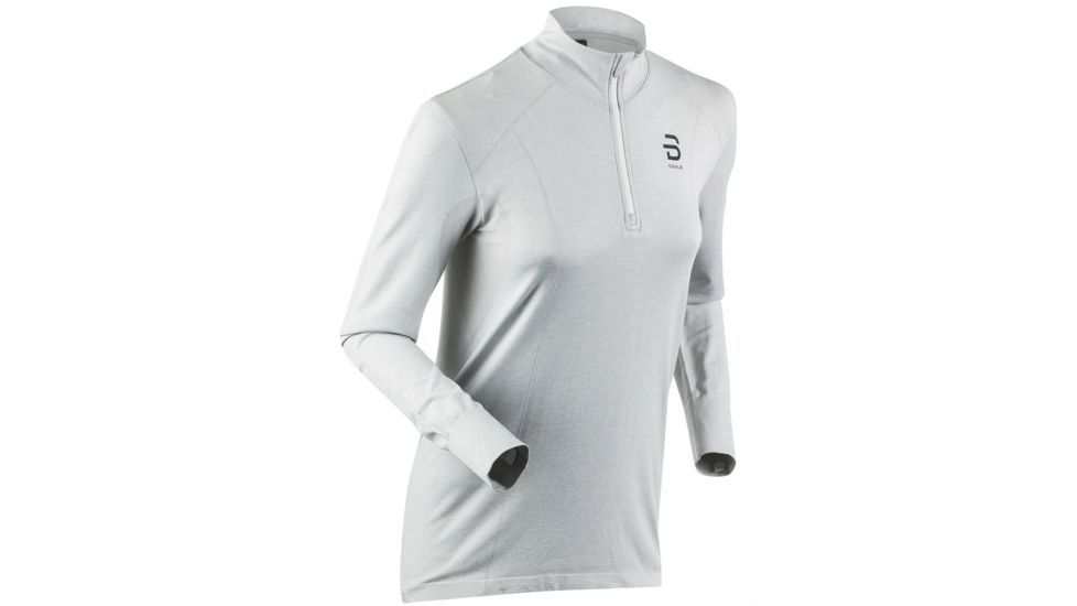 Bjorn Daehlie Half Zip Zone Midlayer - Women's-Snow White-S/M