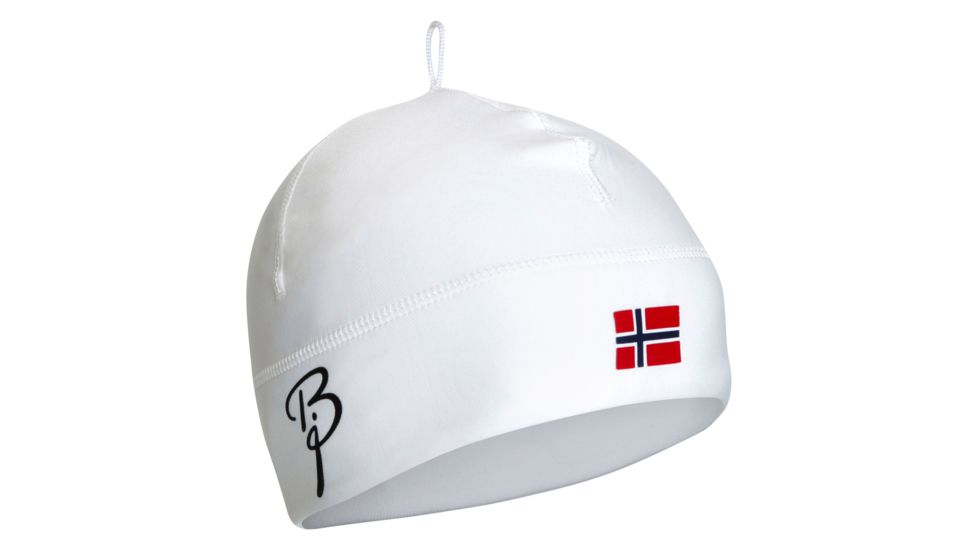 Bjorn Daehlie Polyknit Flag Hat - Men's -Snow White Flag