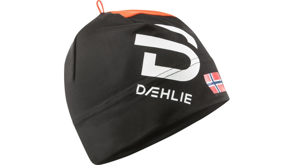 Bjorn Daehlie Raw Hat - Men's-Black/Cherry Tomato-One Size