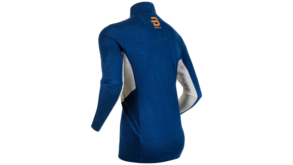 Bjorn Daehlie Training Wool Half Zip Baselayer - Mens, Estate Blue, Small, 332668-25300-S