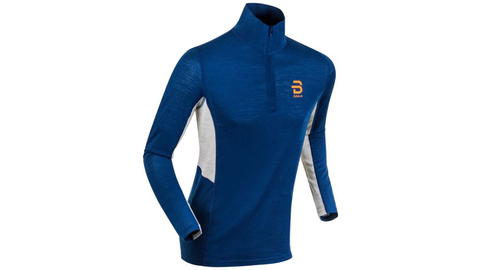 Bjorn Daehlie Training Wool Half Zip Baselayer - Mens, Estate Blue, Small, 332668-25300-S