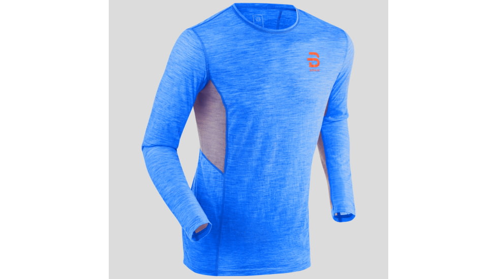 Bjorn Daehlie Training Wool Long Sleeve - Men's, Estate Blue, Large, 332721-25300-L