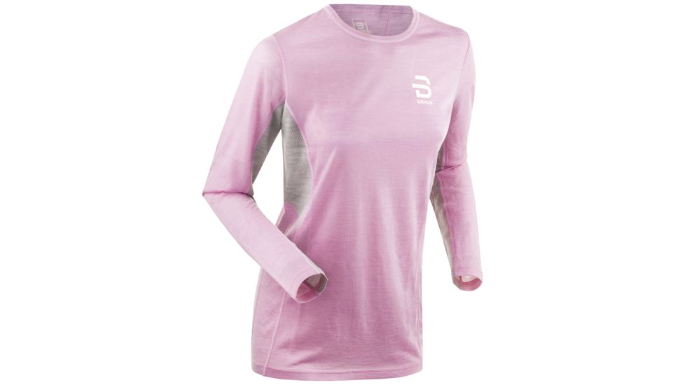 Bjorn Daehlie Training Wool Long Sleeve - Women's, Bright Rose, Extra Small, 332722-33000-XS