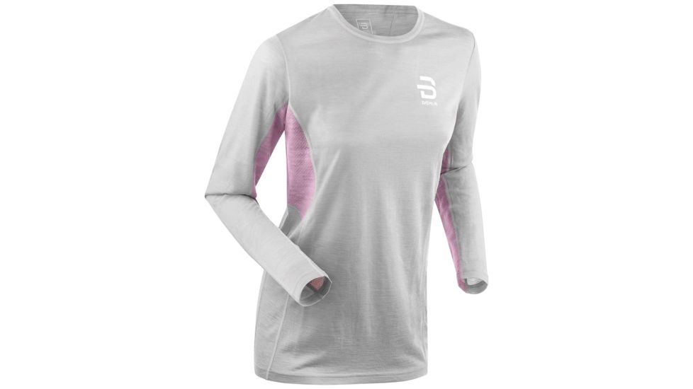 Bjorn Daehlie Training Wool Summer Long Sleeve - Womens, Light Grey Melange, Small, 333070-93501-S