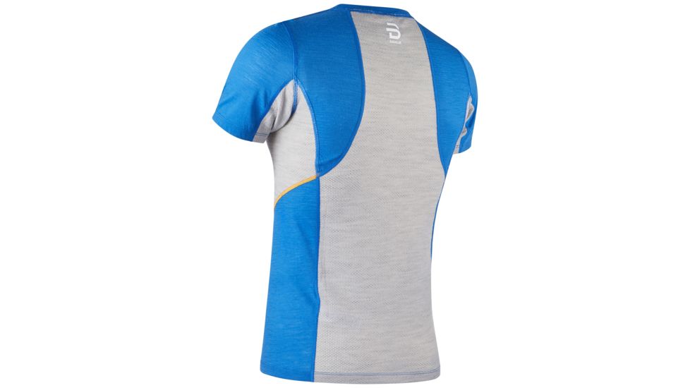 Bjorn Daehlie Training Wool Summer Short Sleeve Shirt - Mens, Directoire Blue, Small, 332907-24750-S