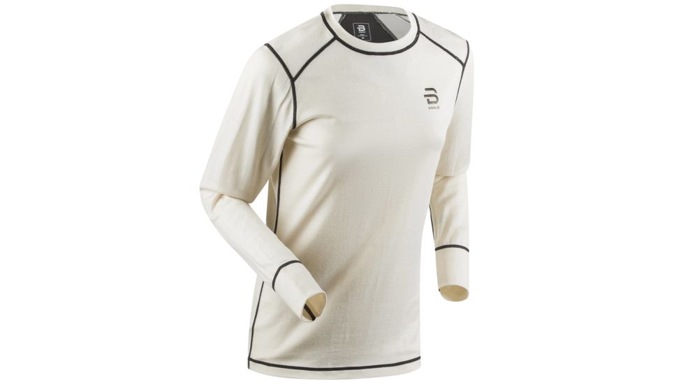 Bjorn Daehlie Trainingwool Shirt - Women's-Snow White-Small