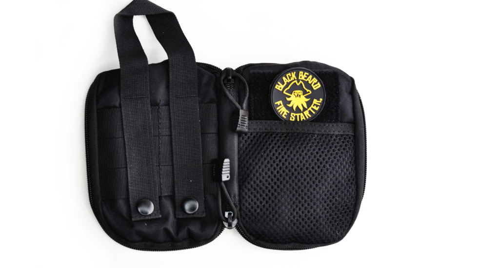 Black Beard Fire Captain's Organizer Pouch, Black/Yellow, BB-OrganizerPouch