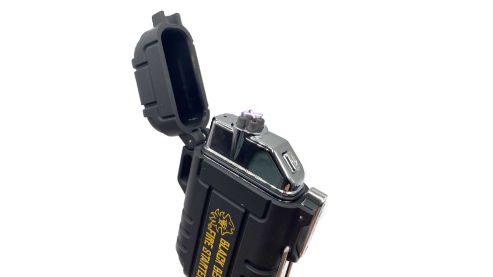 Black Beard Fire Plasma Arc Lighter, Black/Yellow, BB-ArcLighter