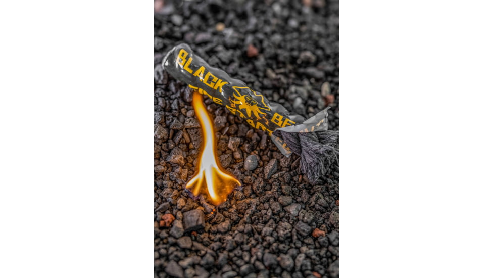 Black Beard Fire Starter, Black/Yellow, BB-FireStarter