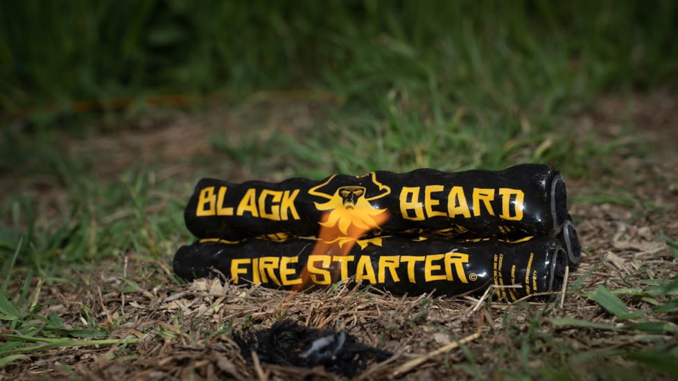 Black Beard Fire Starter, Black/Yellow, BB-FireStarter