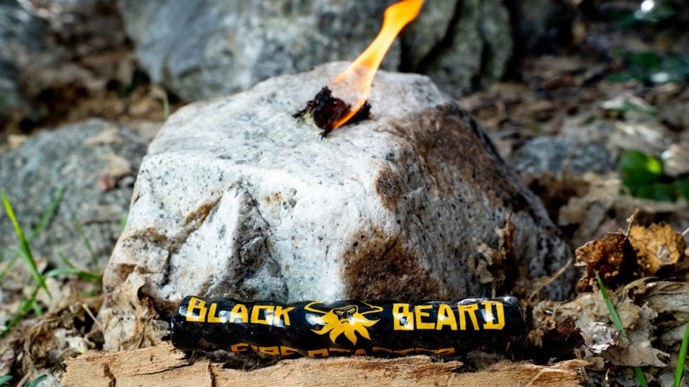 Black Beard Fire Starter, Black/Yellow, BB-FireStarter