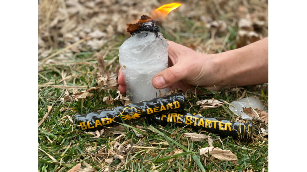 Black Beard Fire Starter, Black/Yellow, BB-FireStarter