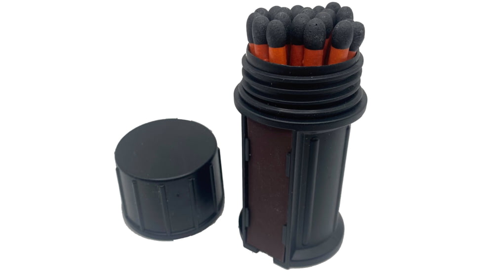 Black Beard Fire Stormproof Matches, Black/Yellow, One size only, BB-Mat