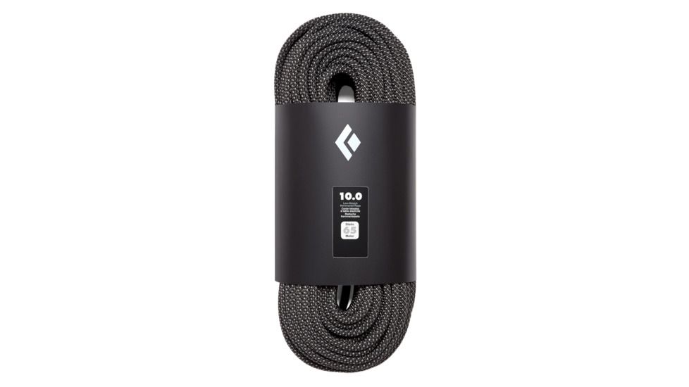 Black Diamond 10.0 Rope Static, 65m, Black BD323110BLAK0651