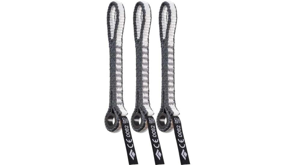 Black Diamond 10mm Dynex Dogbone 12cm 3-Pack, One Size, BD3801000000ALL1