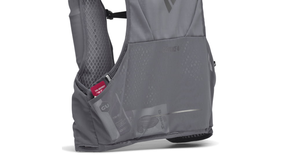 Black Diamond Distance 4 Hydration Vest, Carbon, Small, BD6800300003SML1