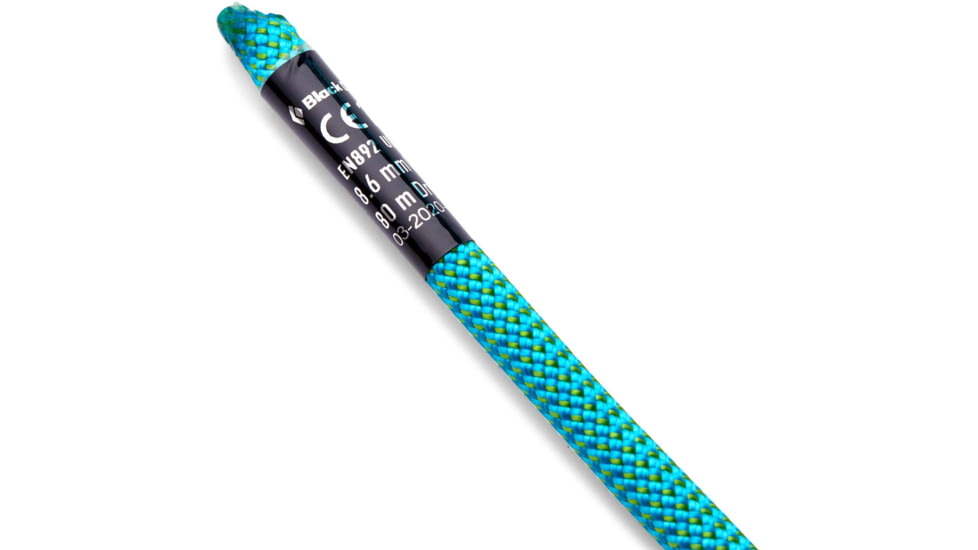 Black Diamond 8.6 Dry Ondra Ed Rope, Blue/Green, 80m, BD32311393180801