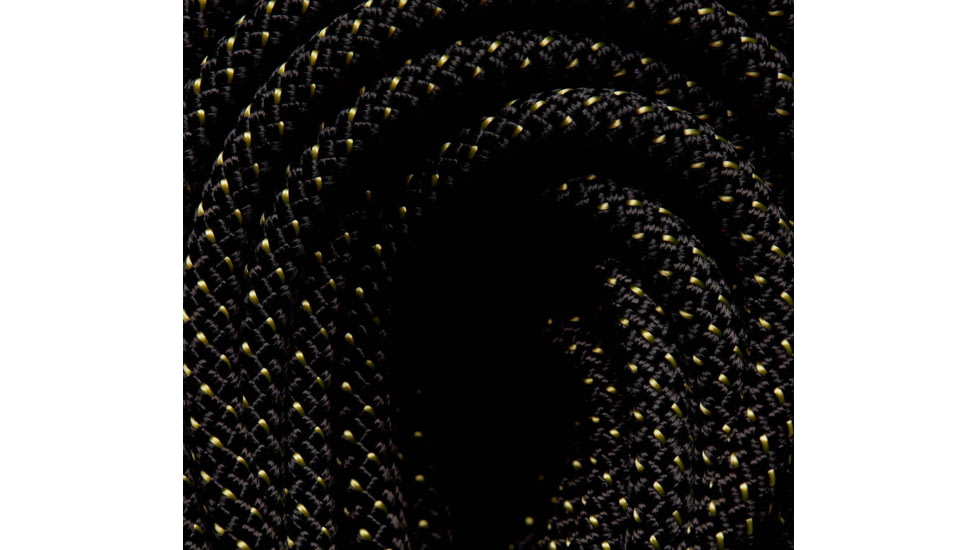 Black Diamond 9.0 Static Rope, Black/Yellow, 65m, BD32311293000651