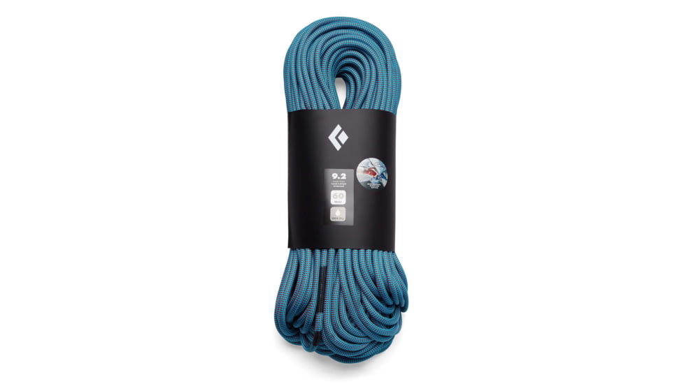 Black Diamond 9.2 Dry Babsi Ed Rope, Blue/Red, 70, BD32311593620701