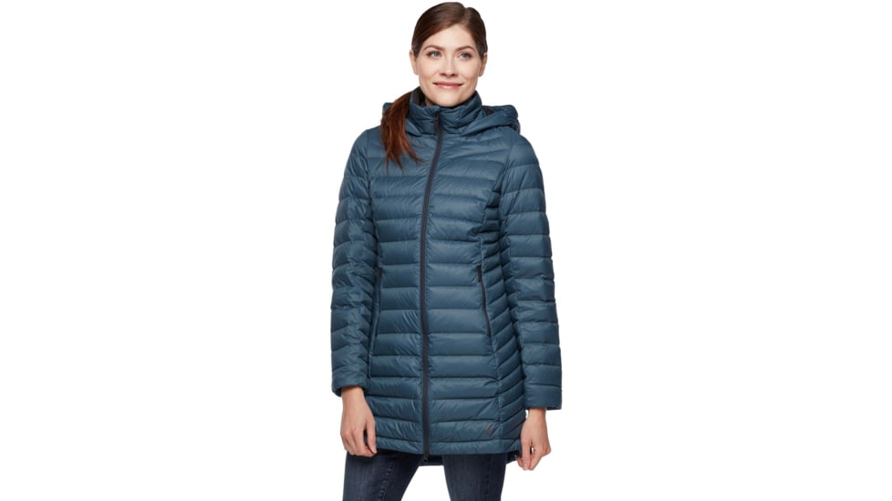 Black Diamond Access Full Length Down Parka - Womens, Azurite, Medium, AP7461854022MED1
