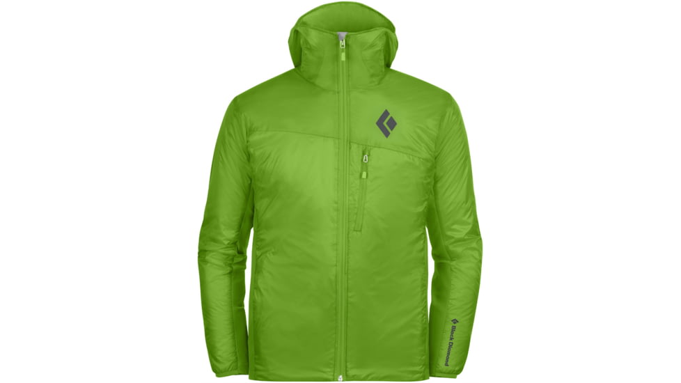Black Diamond Access LT Hybrid Hoody - Mens-Vibrant Green-Small