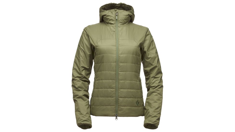 Black Diamond Access Womens Hoody, Burnt Olive, Large, APRO3V330LRG1
