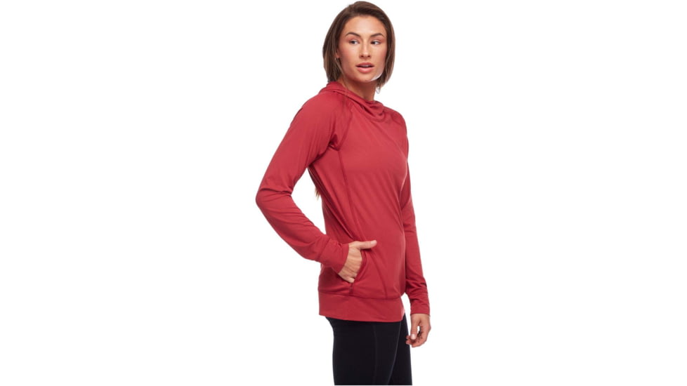 Black Diamond Alpenglow Hoody - Womens, Wild Rose, Large, AP7520806012LRG1