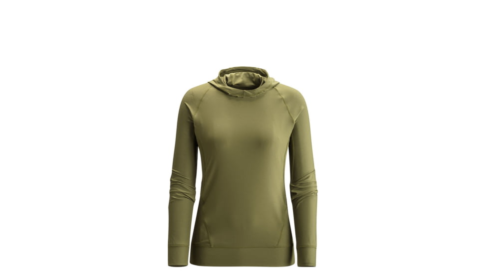 Black Diamond Alpenglow Long Sleeve Hoody - Women's, Burnt Olive, Medium APU95F330MED1