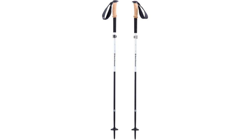 Black Diamond Alpine FLZ Trekking Poles-110 cm-White/Black